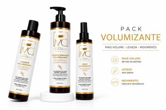Pack MCLUX Volumizante Trio — Champô + Condicionador + Spray